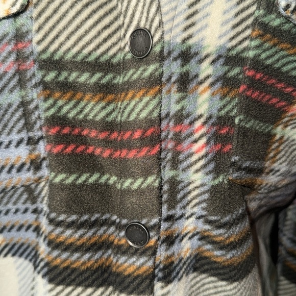 Gently worn womans large O’Neill flannel jacket button up (891) - Picture 4 of 5